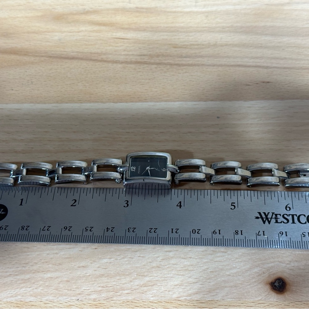 Fossil Black and Silver Women's Watch - Picture 4 of 9
